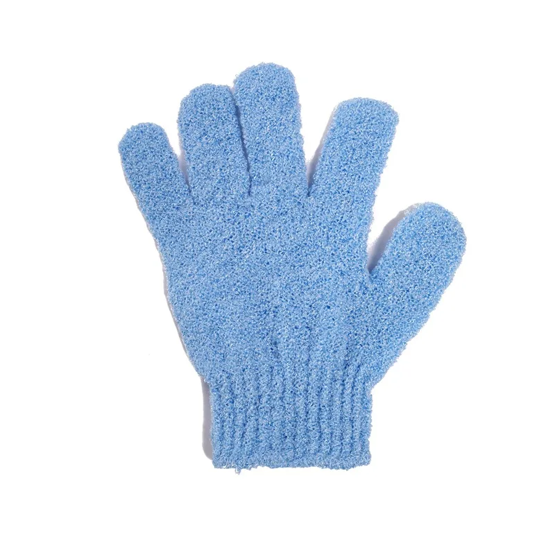 Fashion New Bath Towel Gloves Five Fingers Shower Exfoliating Wash Skin Spa Massage Scrub Body Scrubber Glove