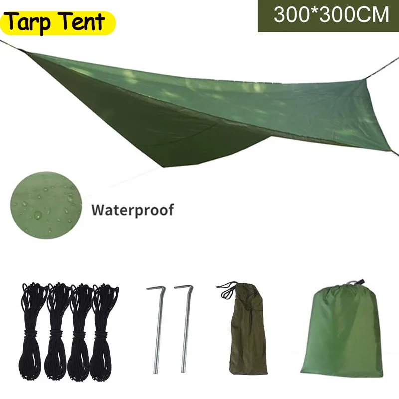 

1pc Awning Waterproof Tarp Tent Shade Ultralight Garden Canopy Sunshade Outdoor Camping Hammock Tourist Beach Sun Shelter