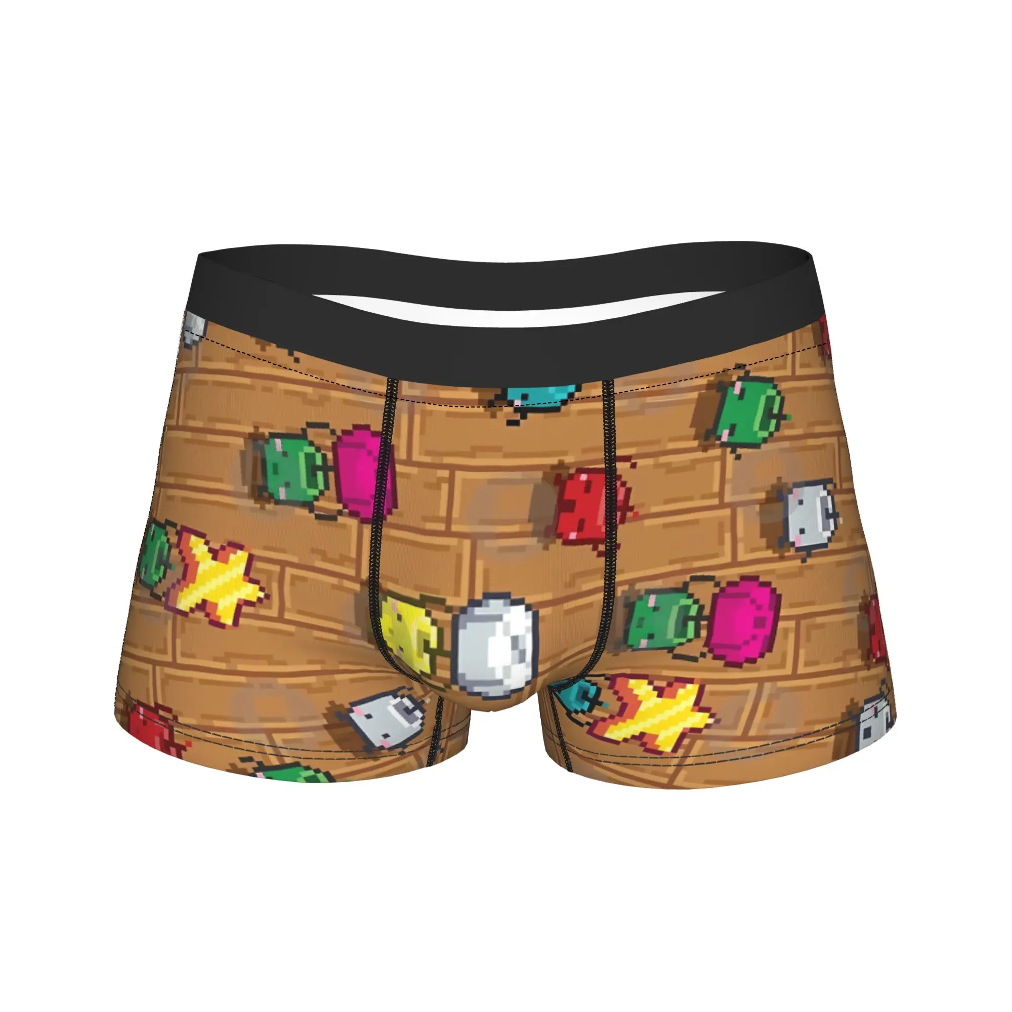 

Нижнее белье с принтом Stardew Valley Game Pattern, мужские трусы-боксеры, горячая распродажа, классические трусы-боксеры, подарок на день рождения