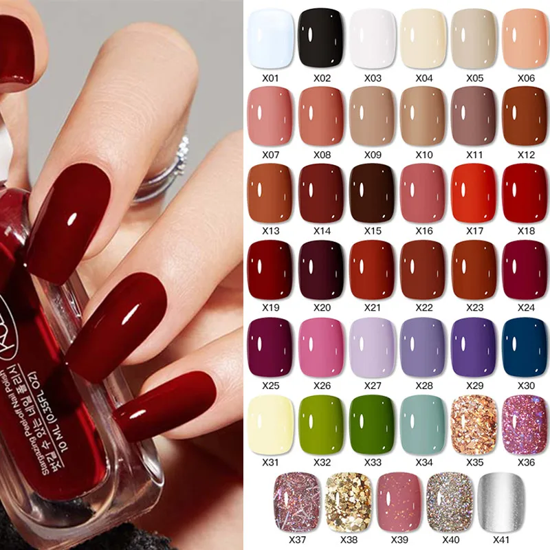 10ml Peel Off Water-Based Starry Nail Polish Fast Drying Long-Lasting Healthy And Brightening Effect No Need Lamp Cure