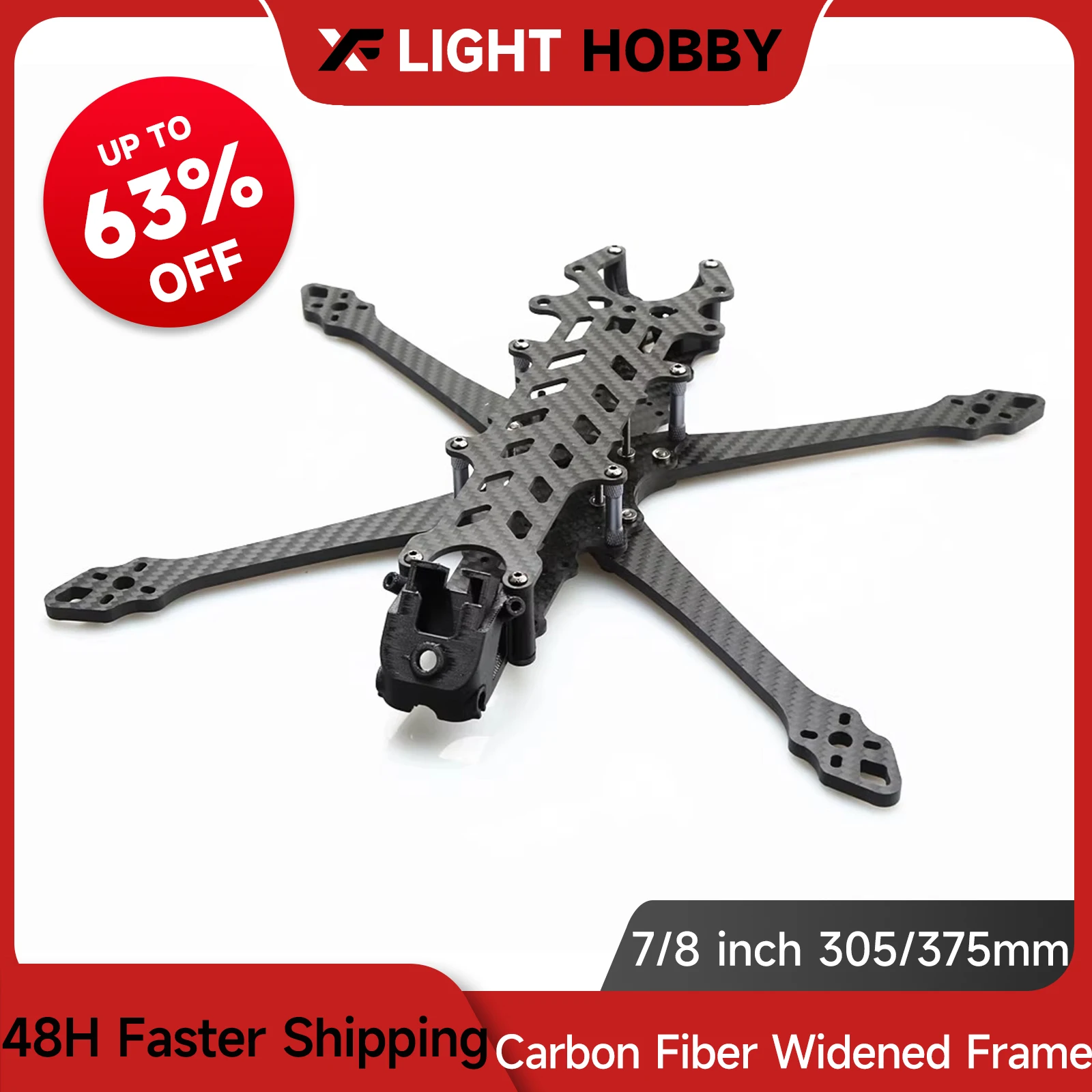 

XFlight Hobby DF V2 FPV Drone Frame KIT 7 8 inch 305mm 375mm Carbon Fiber for RC FPV Freestyle Racing Drone