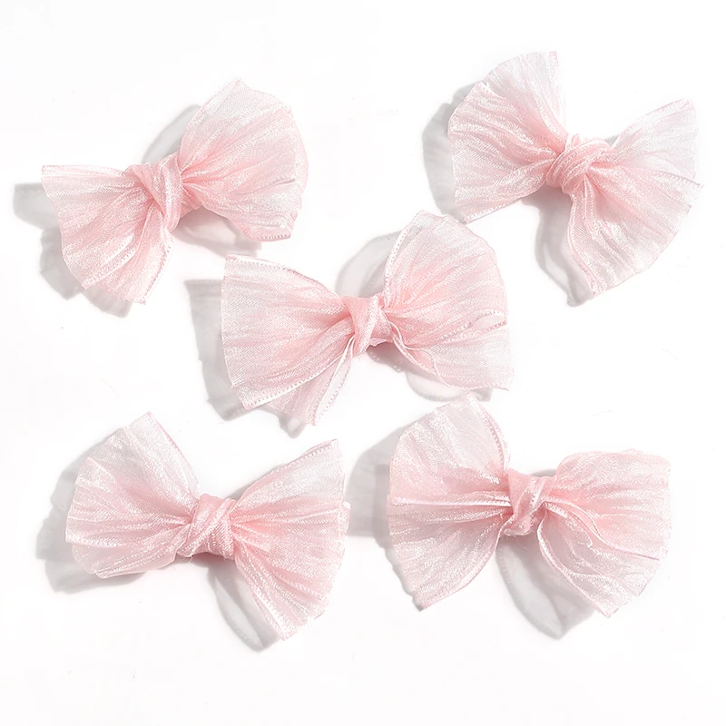 10Pcs Ribbon Bow-Knot Ribbon Bow Tie DIY Bride Hair Clothing Decor Party Supplies Home Wedding Decoration Craft Gift Accessories