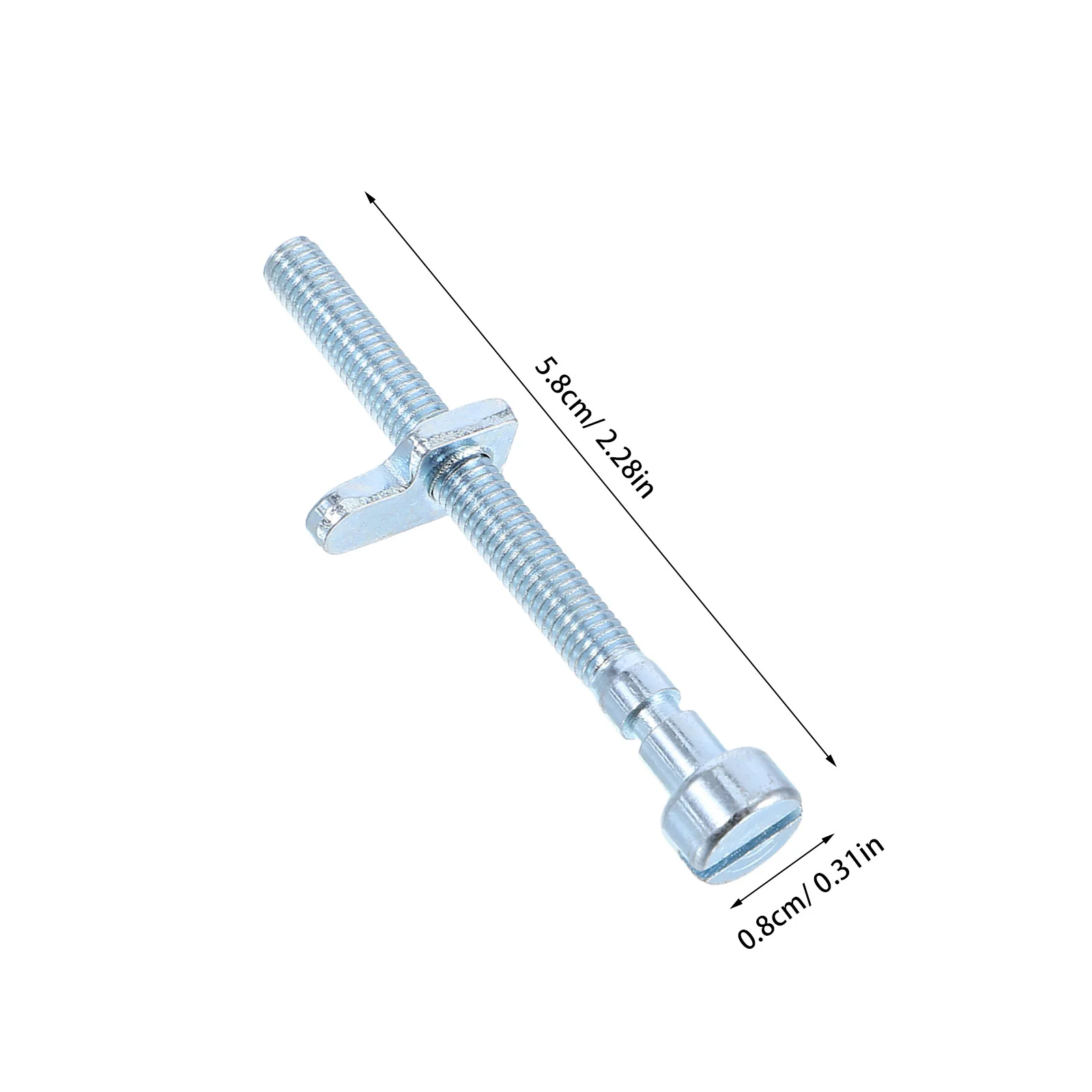 2Sets Chainsaw Chain Tension Screw Adjuster Universal Durable Metal Replacement Parts for Electric Chainsaw Maintenance Repair