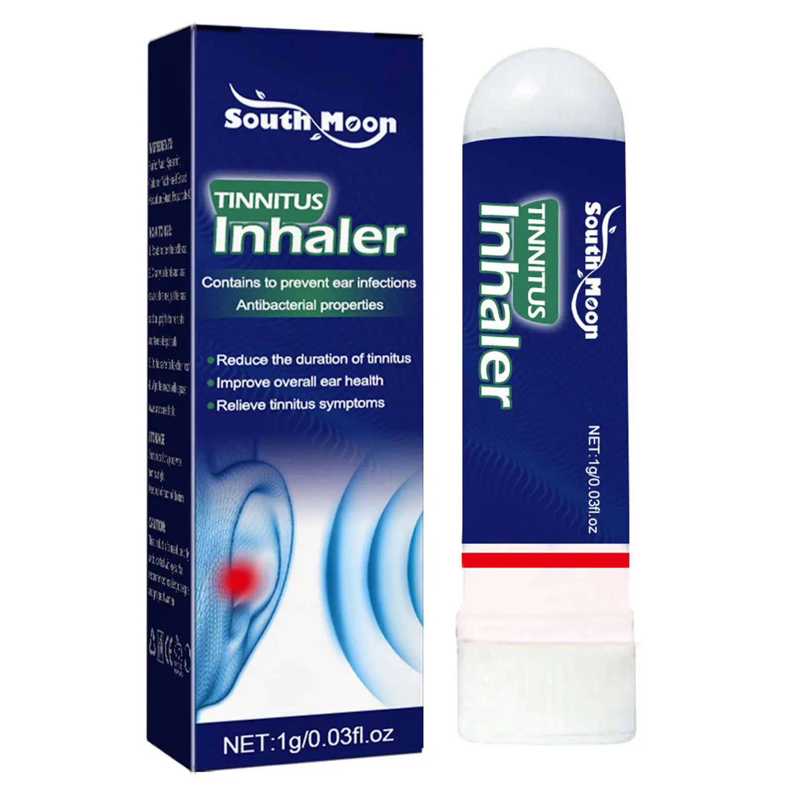 

Tinnitus Treatment Nasal Inhaler Relieve Deafness Ear Hard Hearing Tinnitus Inhaler for Hearing Impaired Ear