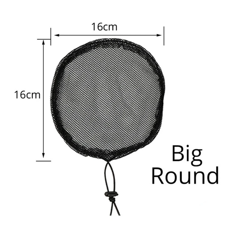 

Manufacturer's Black Polyester Hair Net for Women Drawstring Afro Wig and Ponytail Weaving Net