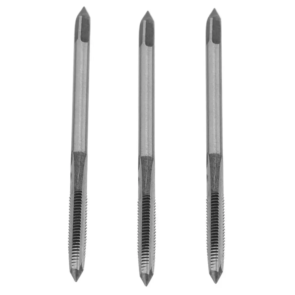 3 ชิ้นชุด M3 M4 M5 สกรูแตะเจาะบิตแบริ่งเหล็กมือเกลียวเครื่องมือสําหรับโลหะไม้