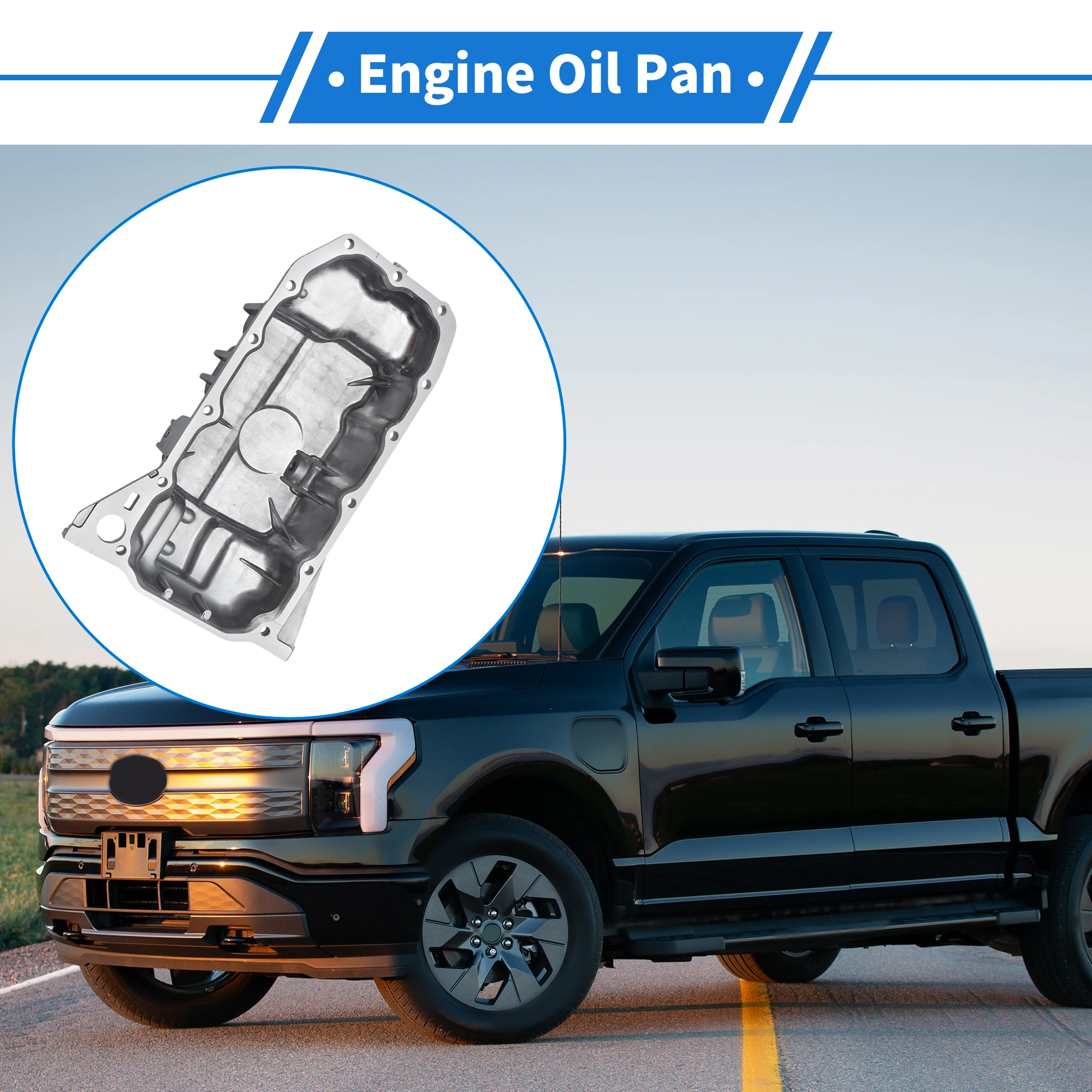 

UXCELL, 1 шт. No для DS7G6675EA, масляный поддон двигателя для Ford Escape 13-18, алюминий, серебристый тон