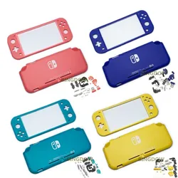 Ltd Replacement Plastic Cover Shell For Nintend Switch Lite HDH-001 Console Front Rear Back Faceplate Top Bottom Housing Case