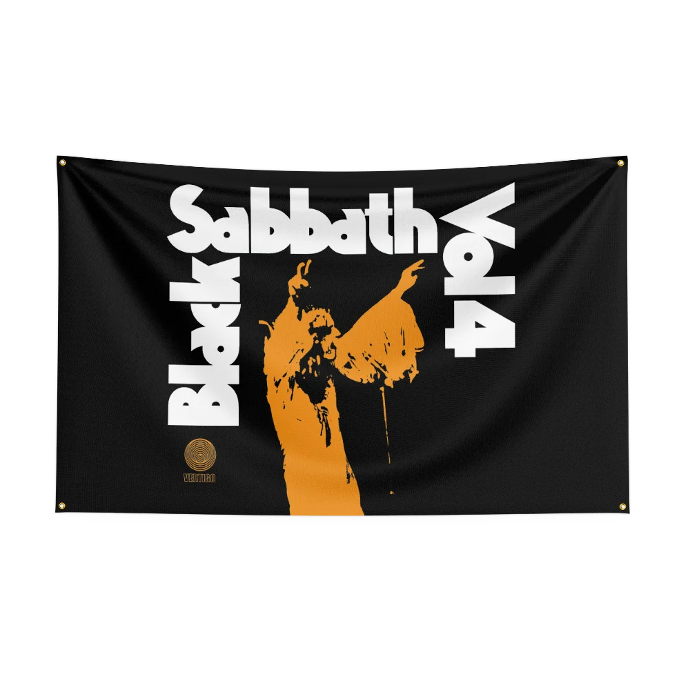 Флаги группы Heavy Metal B-Black-S-sabbaths, декоративные флаги для кемпинга, сада, спальни, вечеринок, настенные украшения