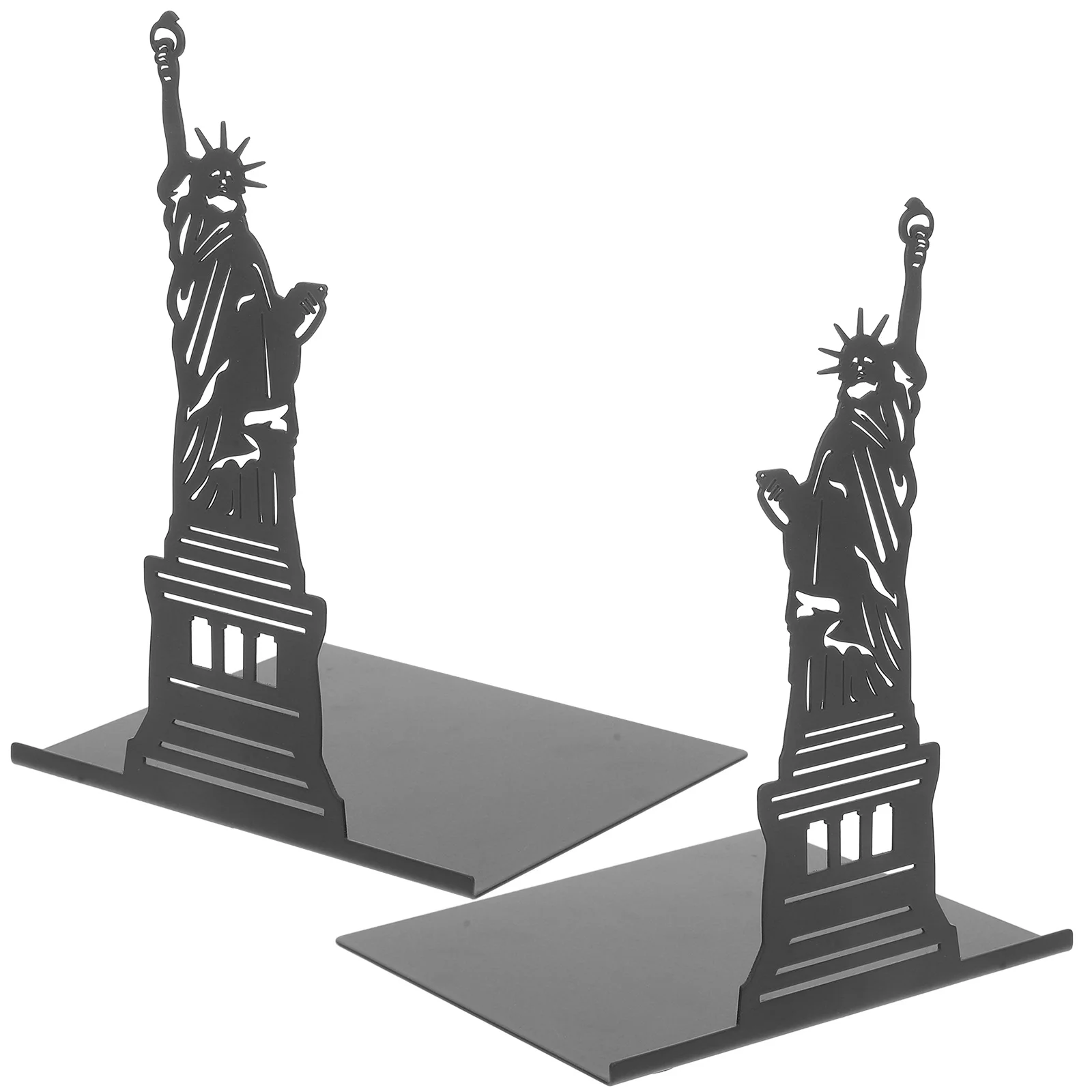 

2pcs Bookend Iron Book Holder For Heavy Books Decorative Study Accessories Book Organizer Shelf Decor Metal Bookends