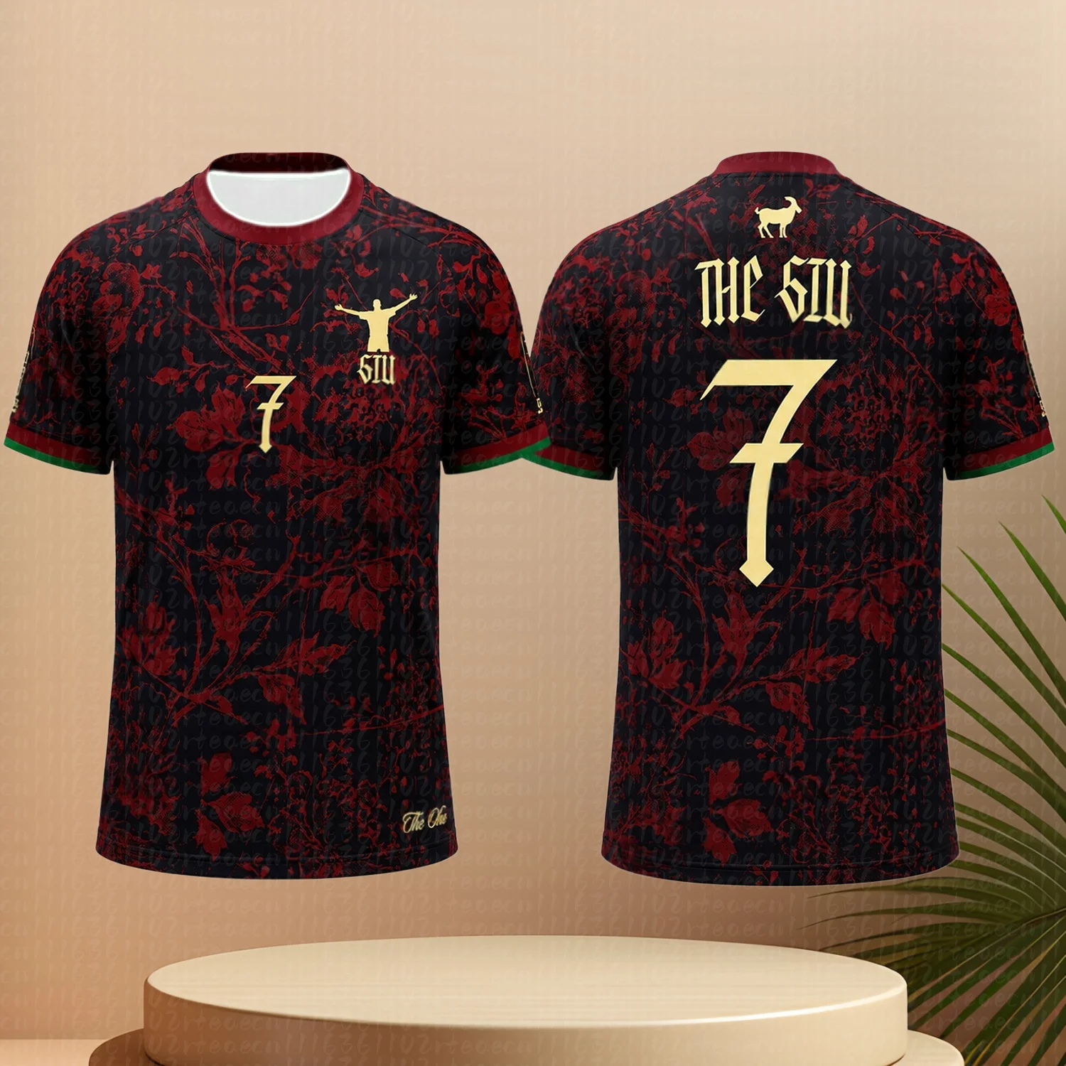 The SIU Portugal Goat A Ultima Danca Ronaldo 7 Soccer Tee Football Fan Shirt Short Sleeve Sports Tees FamilyMatching