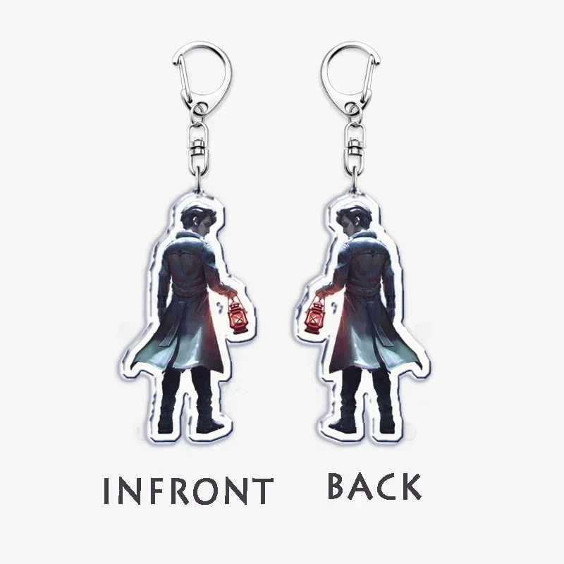 Popular Game Identity V Keychains Ring for Accessories Bag Detective Reporter Survivors Hunters Pendant Key Chain Jewelry Gifts