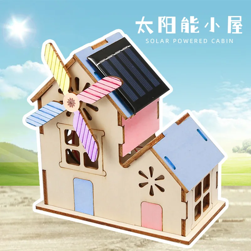 Diy Solar House Children's Educational Teaching Aids Scientific Experiment Material Package