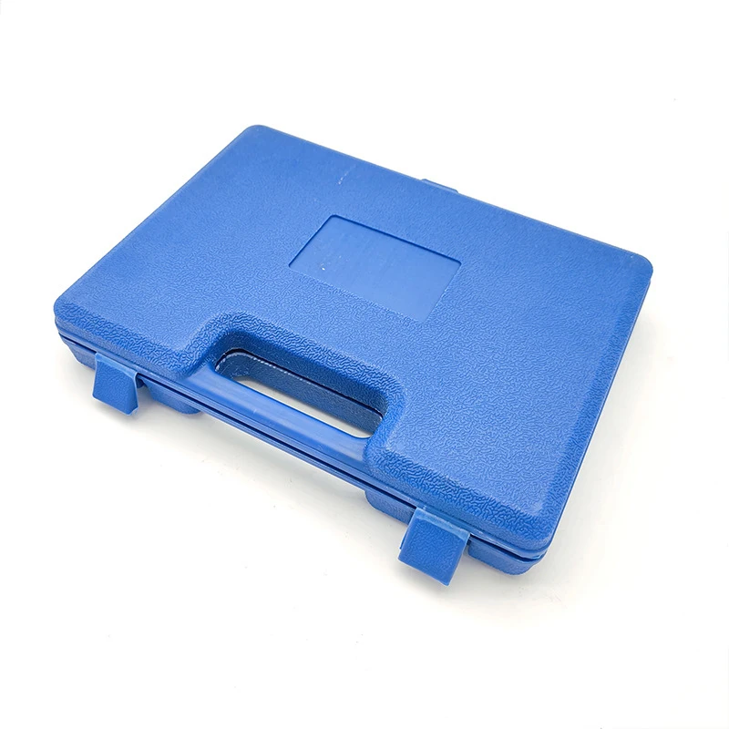 Juego de punzones huecos de 14 Uds., herramienta de punzonado para cinturón artesanal de cuero con caja de plástico, herramienta para el hogar artesanal de cuero DIY de 5mm-35mm