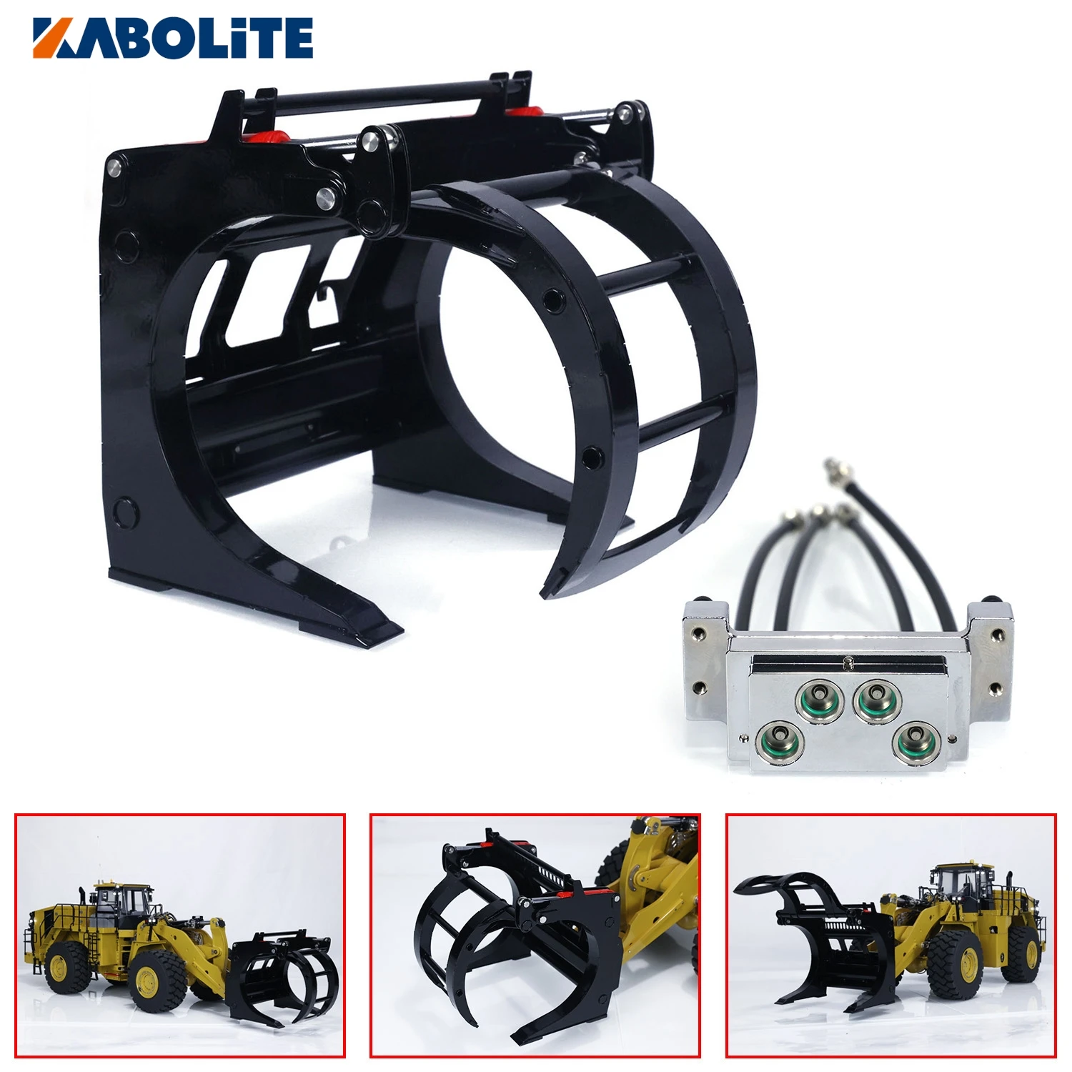 Kabolite 1/14 Hydraulic Short Clamp Quick Connector Accessories for K988 100S RC Loader Radio Control Part THZH1793