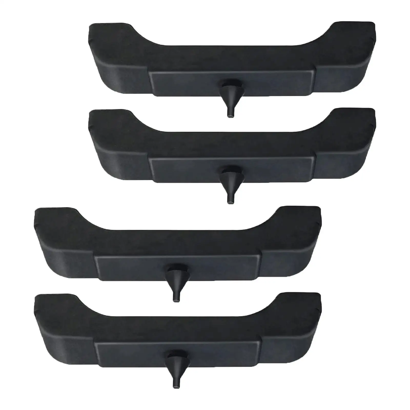 4Pcs Engine Radiator Insulator Mount Cushions Brackets Upper and Lower Support