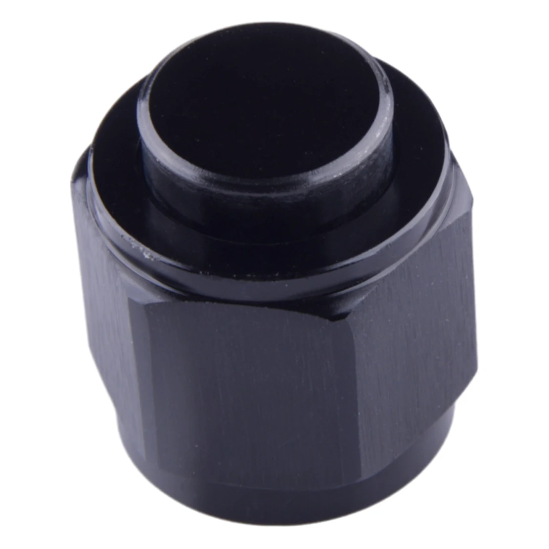 Black Aluminum Alloy Universal AN10 Female Flare Fitting Cap Block Off Nut Hose Adapter for Fuel Systems