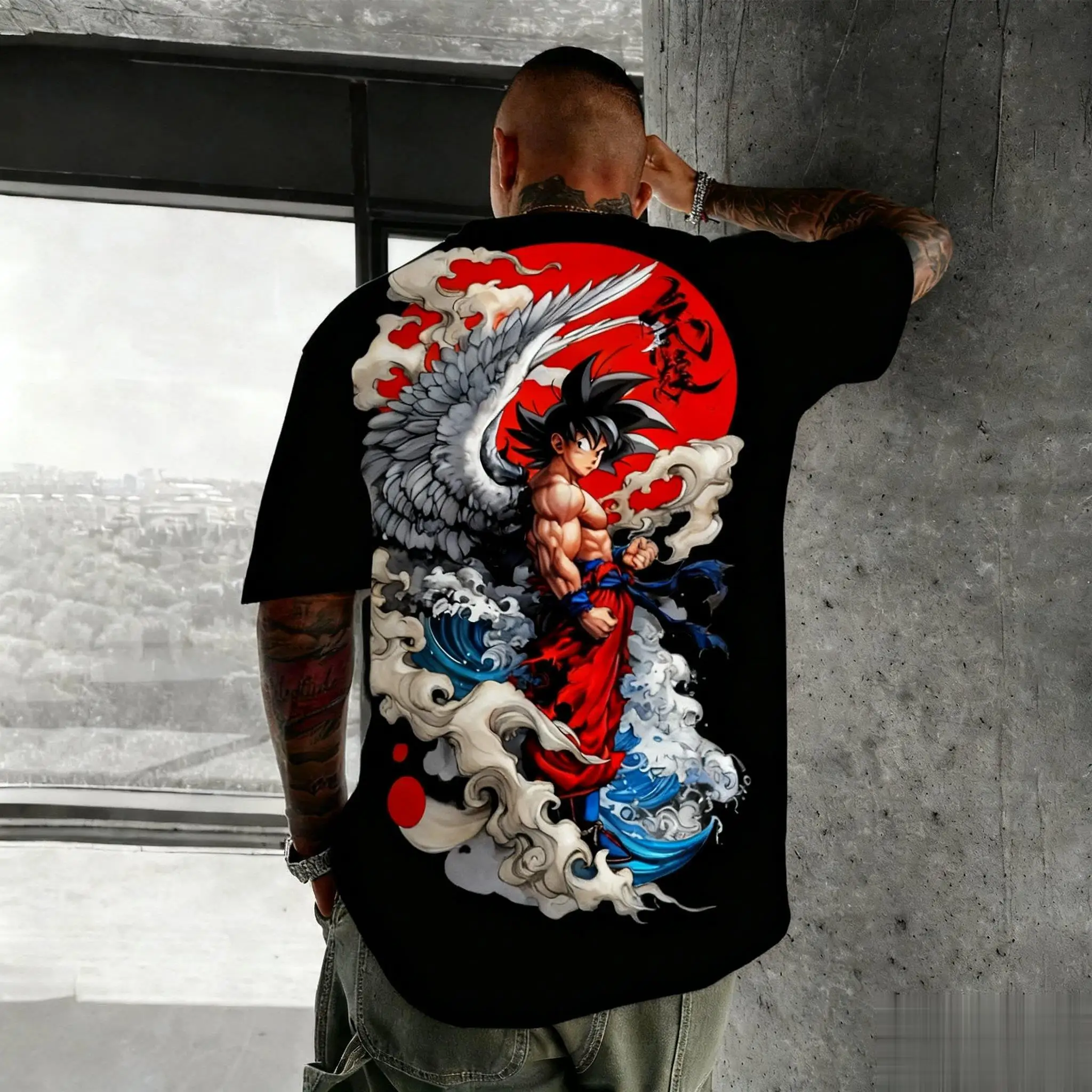 Unisex Dragon Ball Goku Anime T Shirt Men Women Cotton Short Sleeve Tee Summer Tredn Cartoon Graphic Print Streetwear Casual Top