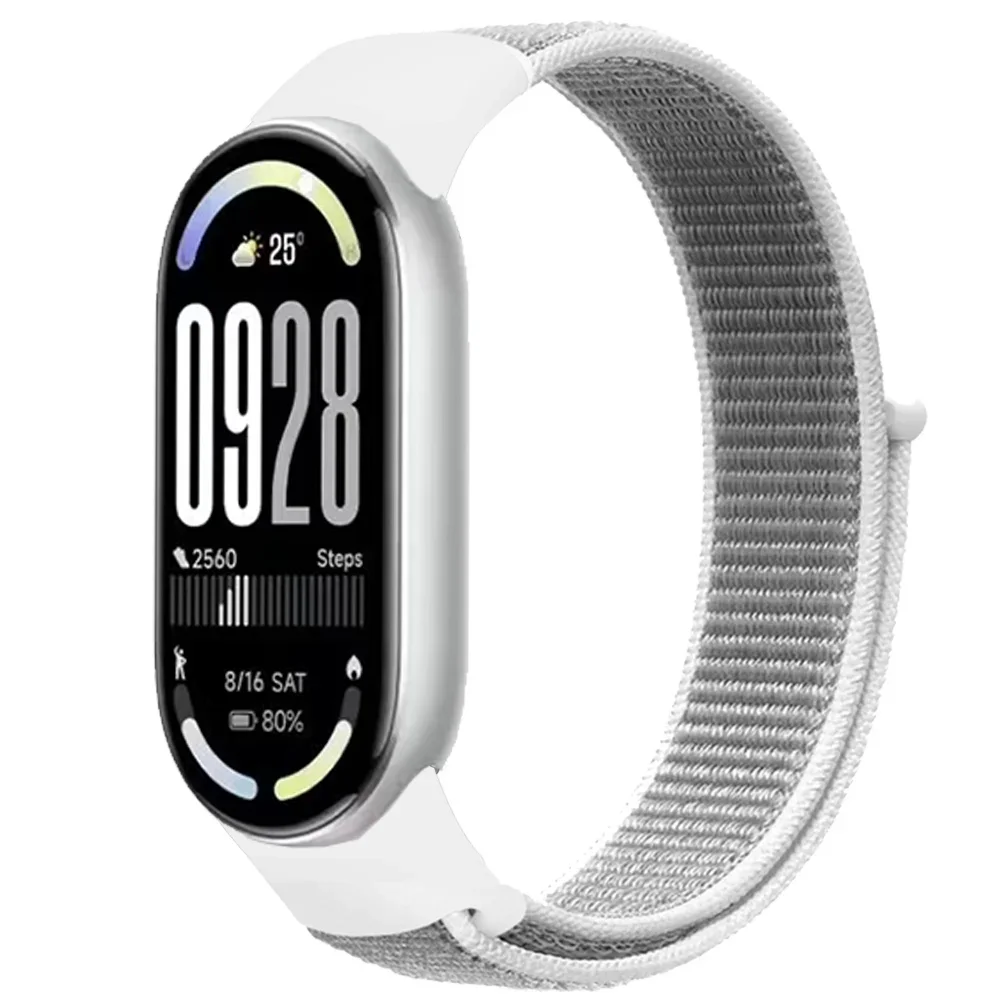 Nylon-Schlaufenarmband für Xiaomi Mi Band 11 10 9 8, atmungsaktives Sportarmband, Uhrenarmband, Mi Band 10 9 8, Zubehör. – Detail 25