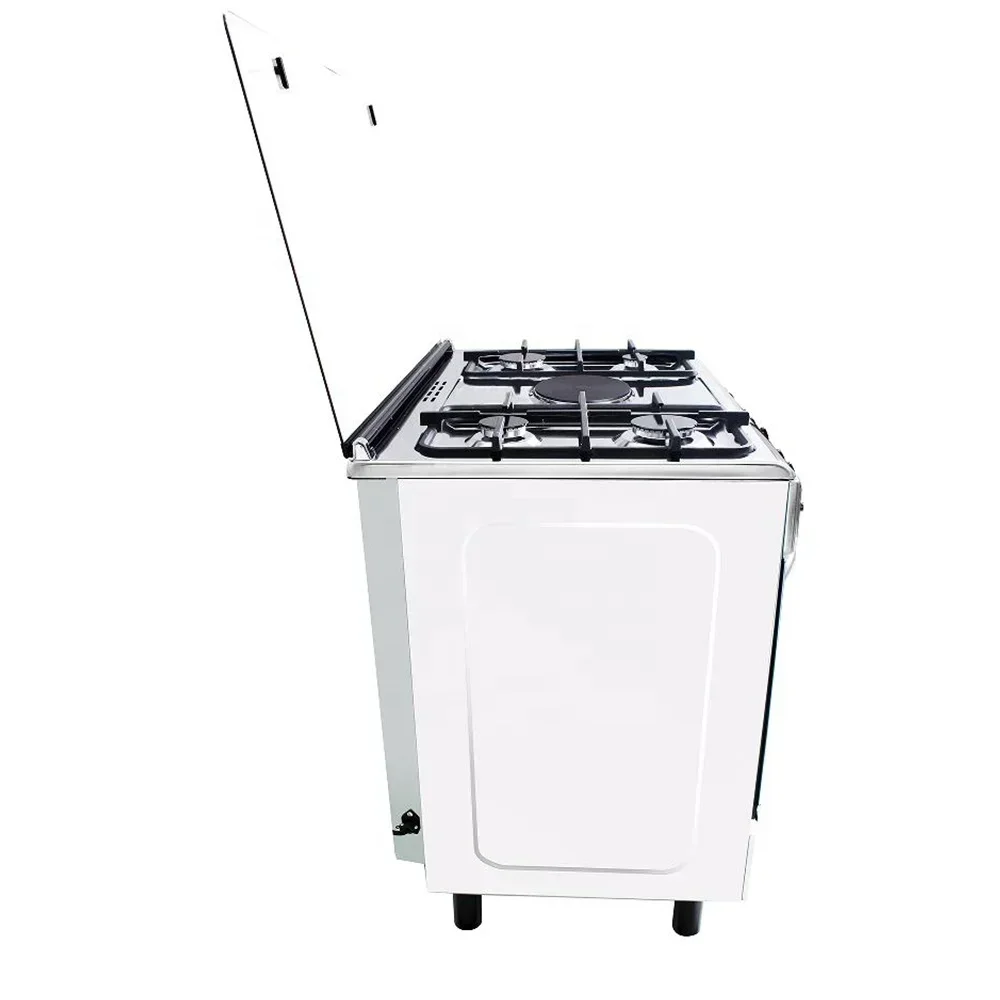 Freestanding Range ga Cooker Stove 5 Burners Electric And ga Oven Built In Kitchen Appliance With Oven And BBQ Grill