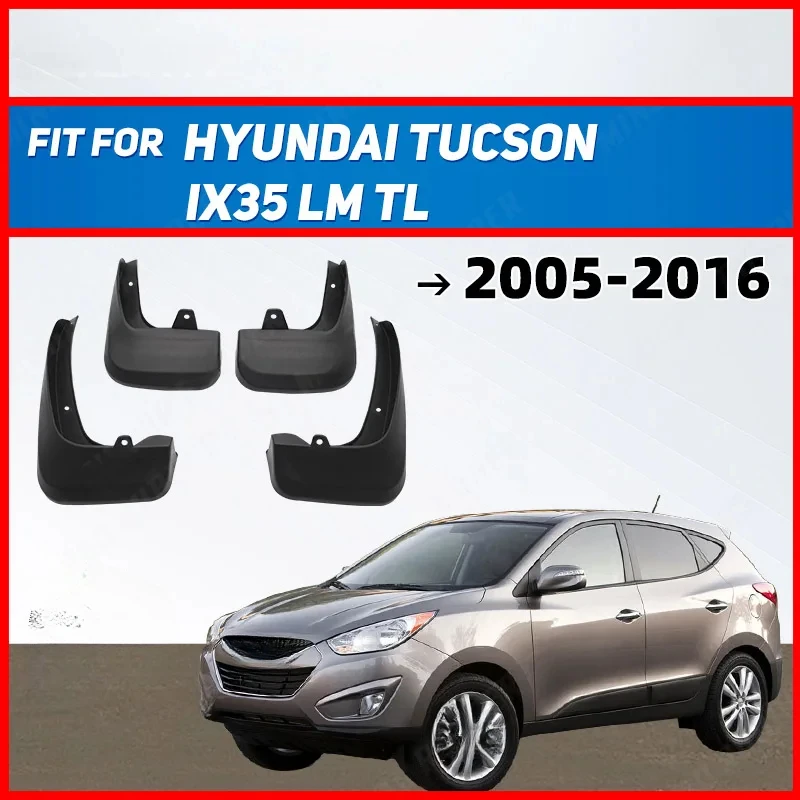 Mud Flaps For Hyundai Tucson ix35  LM  TL Mudflaps Splash Guards Mudguards Fender Protector