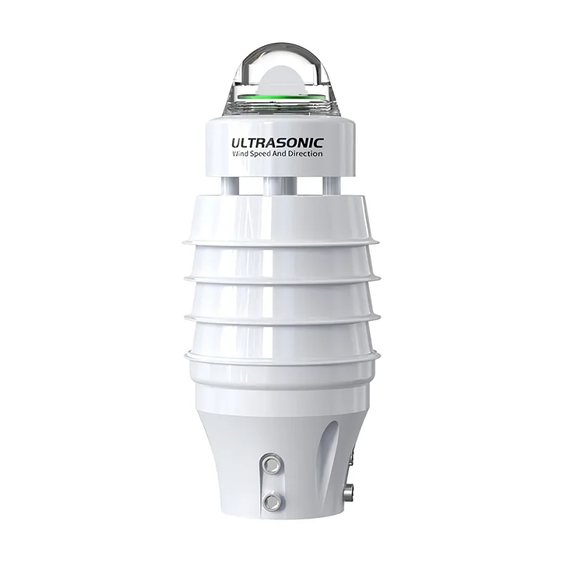 2026 Temperature Humidity Pressure Wind Speed Direction Pyranometer All in One Ultrasonic Weather Station Sensor