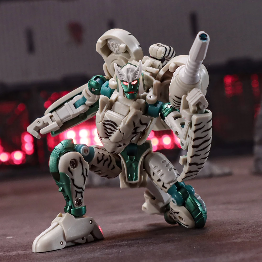 

В наличии RT-04 День Тигр Белый Тигр RobotToys Супер Воин Маленькая Шкала Меха Трансформирующие игрушки Аниме Фигурка Модель Игрушки