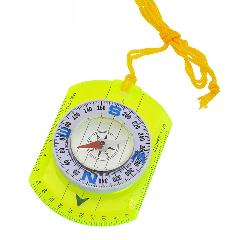 Orienteering Compass Waterproof Hiking Backpacking Compass Map Reading Camping Navigation-Professional Field for Scout Kids