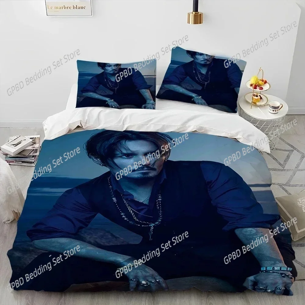 Johnny Depp Series 3D NEW Duvet Cover Pillowcase Bedding Set Adult Boy Girl Bedroom Decoration Children Single Double Large 3