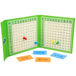 Magnetic 99 Multiplication Table Math Toys Arithmetic Teaching Aids Montessori Educational Toy for Kids Children Operation Gifts