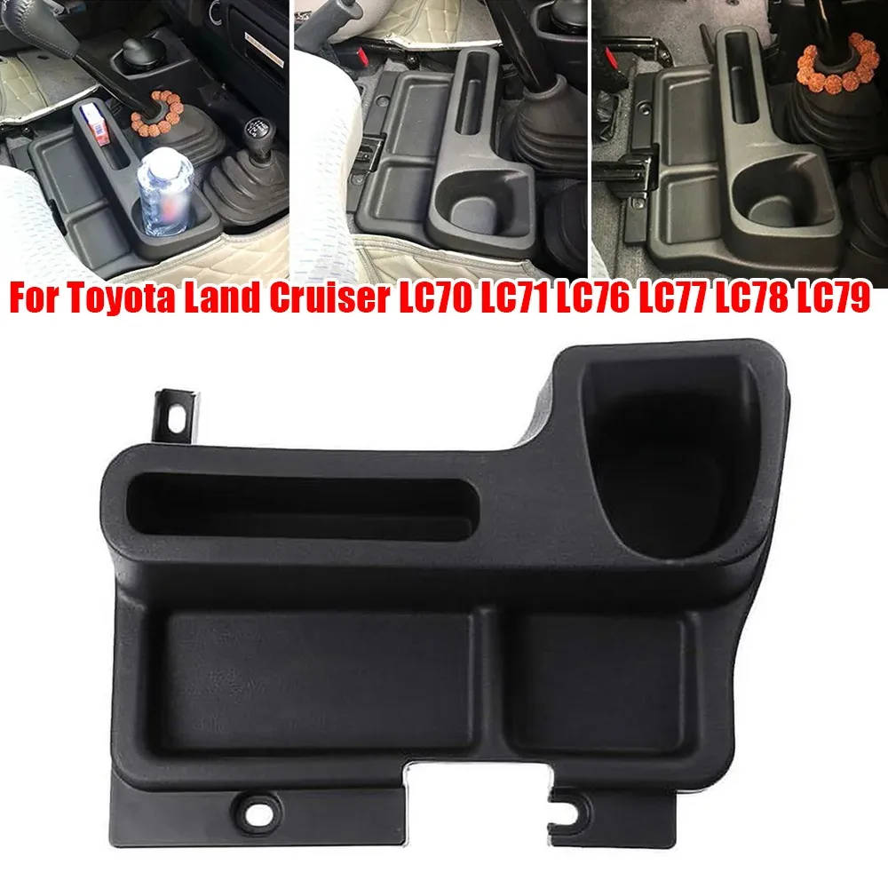 For Toyota Land Cruiser LC70 LC71 LC76 Car Center Console Organizer Armrest Storage Box Tray Container Holder Auto Accessories