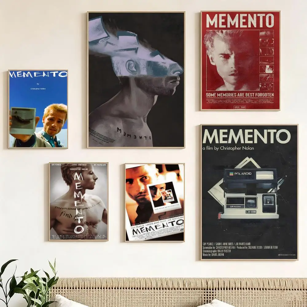 Classic Movie M-Memento Poster impermeable para el hogar sala de estar dormitorio bar decoracion estetica