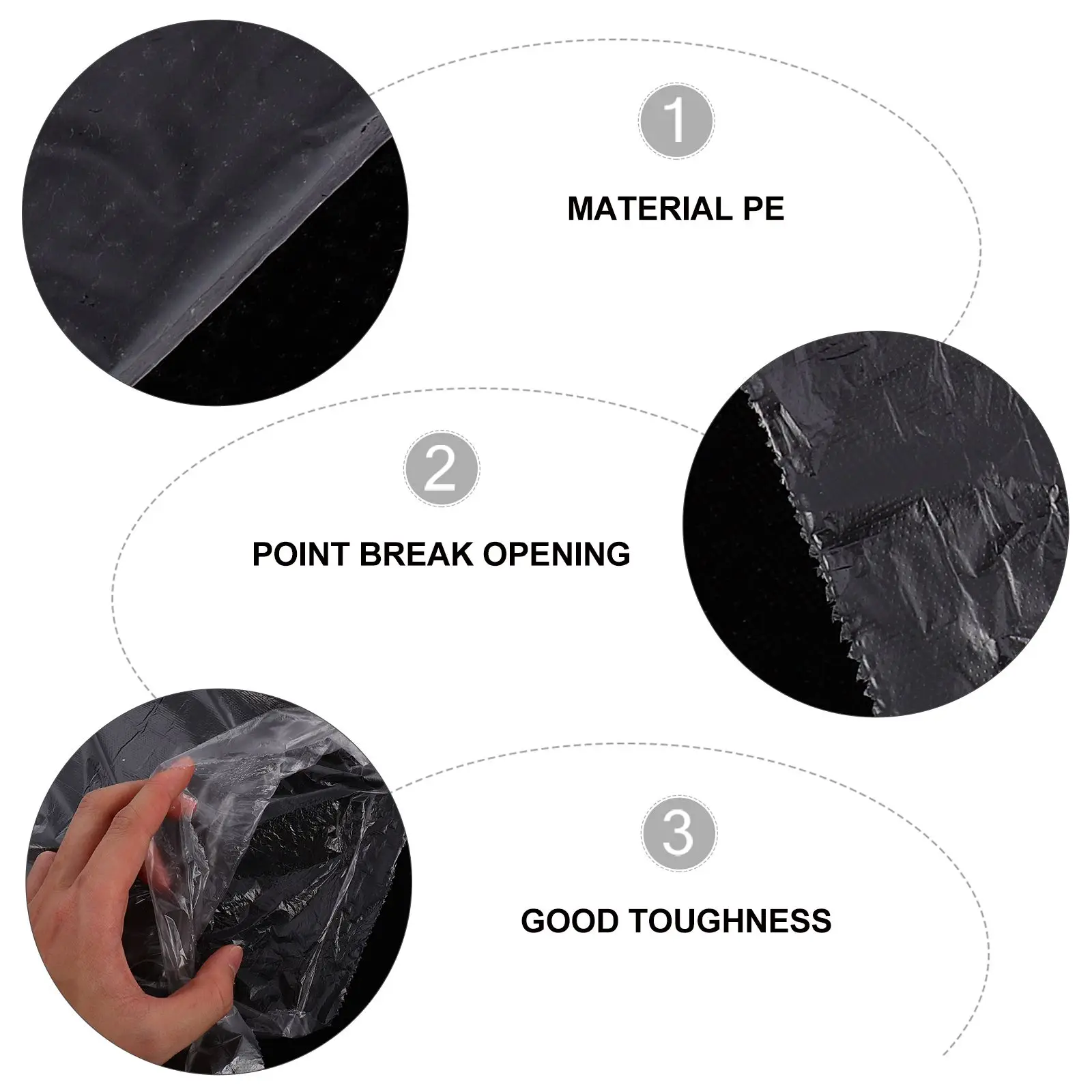 

5 Rolls Preservation Bag Household Preservation Bag Set Storage Eco friendly Hygienic Sealer Container