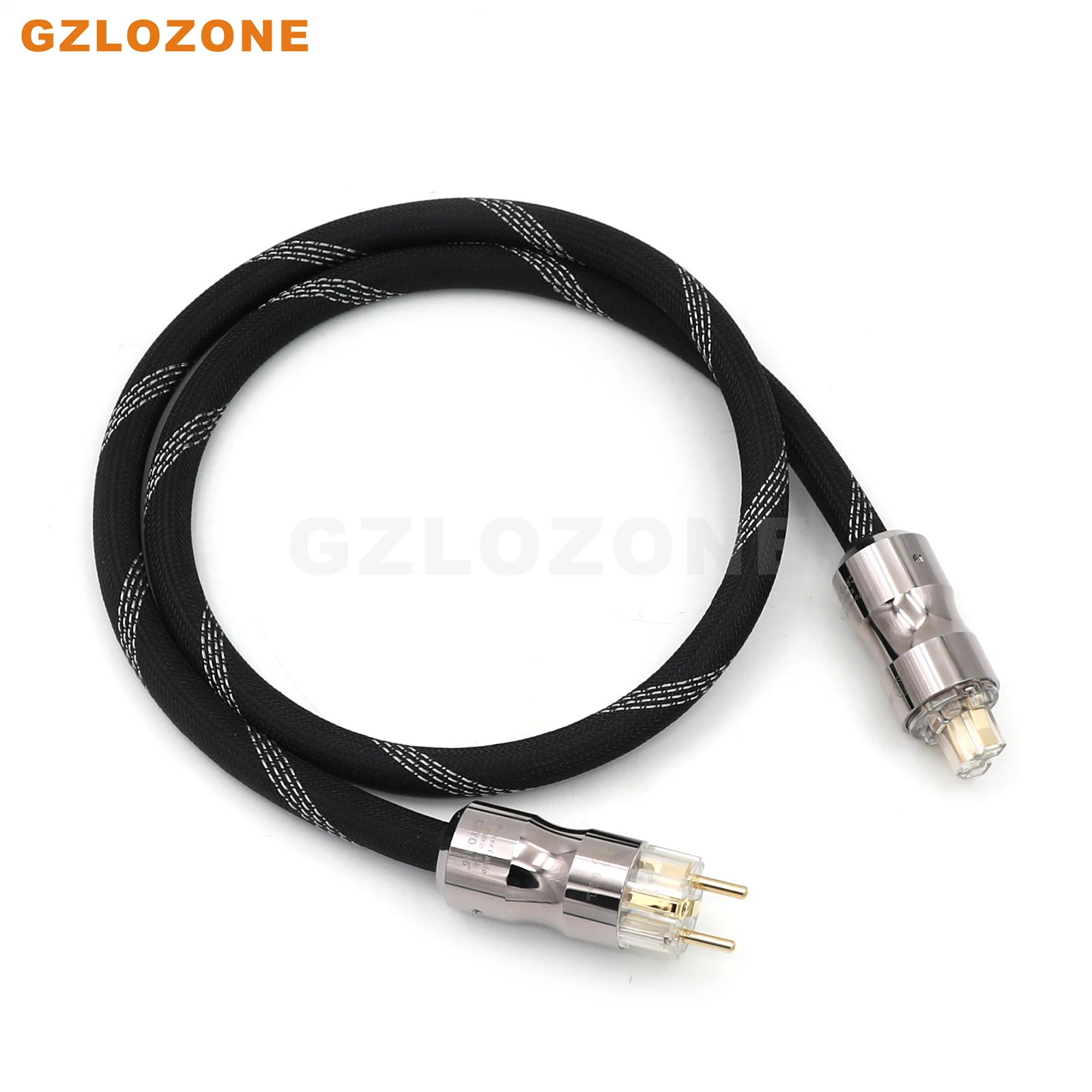 

1.5M Audio HIFI FURUKAWA OFC Pure Copper AC Power Supply Cable With Gold Plating KRELL Schuko EU Plug