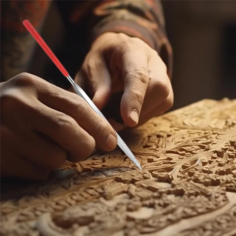 AT02-Jewelry File Set 20X Small Files Set Hand Tool For Grinding Polishing And Engraving Craft Supplies For Jewelry