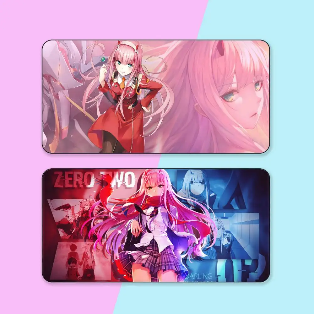 

Darling FranXX Zero Two Коврик для мыши Резиновый коврик для мыши Компьютерная официальная настольная игра Супер цветной принт Довольно большой модный роскошный коврик