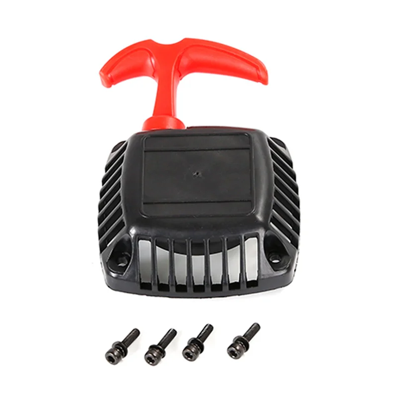 ABUM-2X Avviamento a strappo facile da avviare per motore 32Cc-36Cc Zenoah CY per 1/5 Hpi Baja 5B Rovan LT Losi 5Ive-T, Rosso