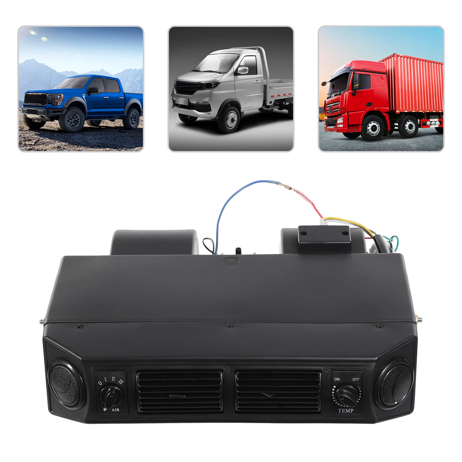 A/C Air Conditioning Evaporator Kit 12V 15A Universal Under Dash AC Evaporator Underdash Heating Cooling Unit For Car Truck