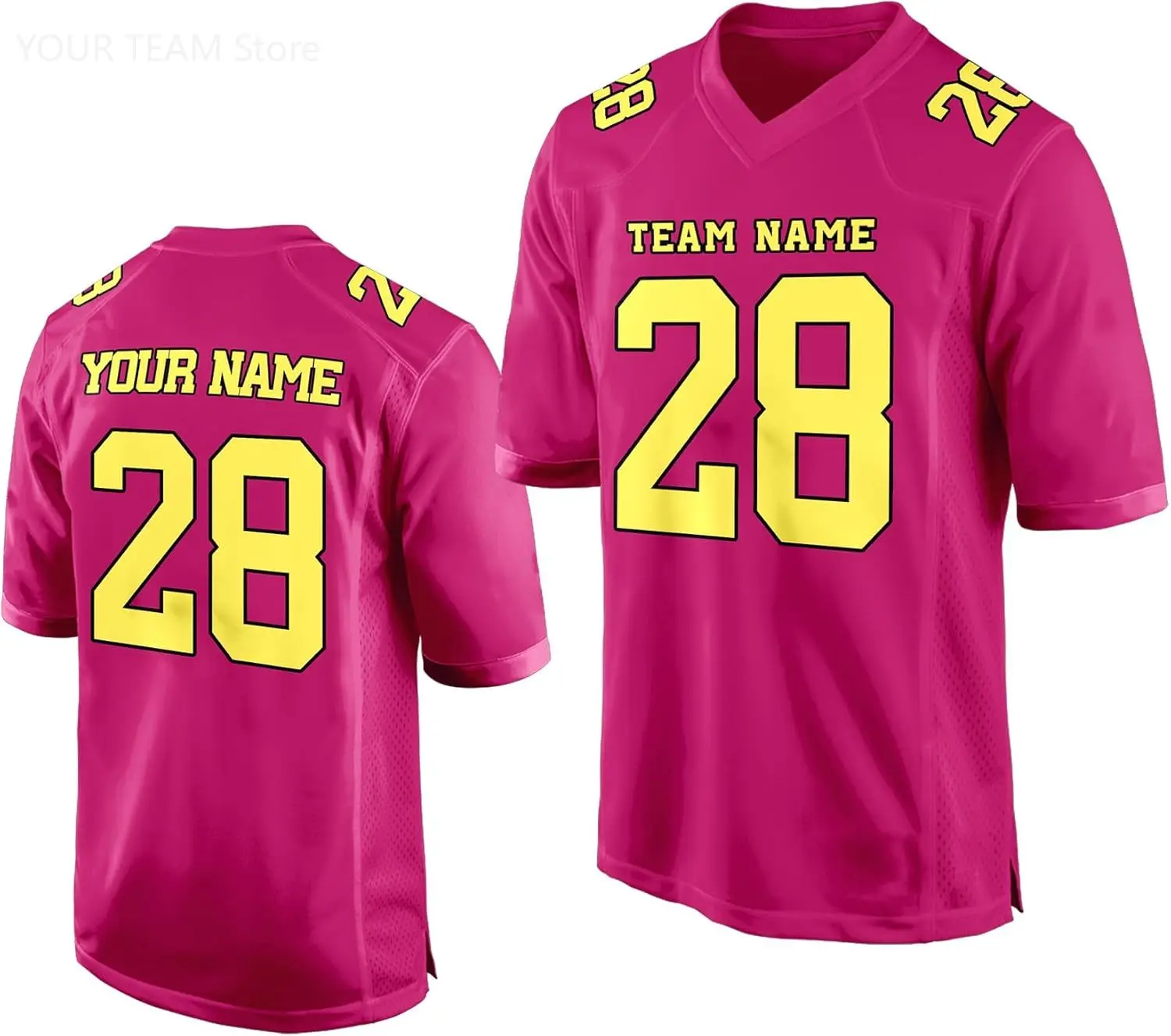 Aangepaste voetbalshirts Gepersonaliseerde teamnaam Nummer Oefenjersey Aangepast voetbalshirt voor heren Jeugd Dames Kinderen