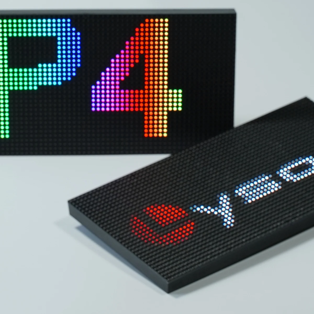 Indoor P4 SMD Full Color 64x32 Pixels LED Video Wall Panel Black Lamp 256mmx128mm 1/16 Scan HUB75 Port
