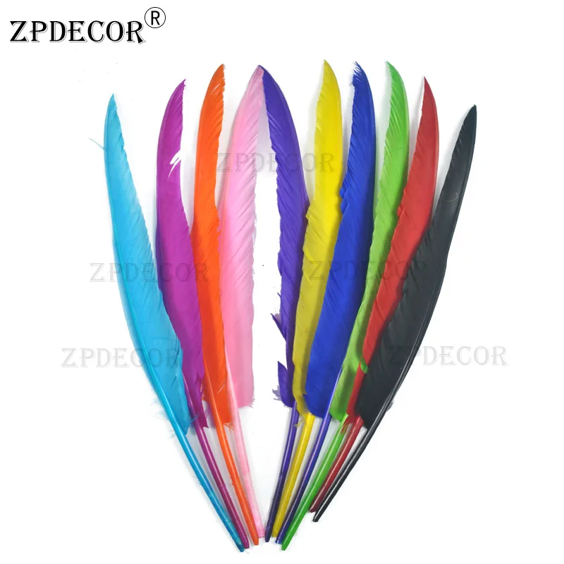 

ZPDECOR гусиные перья 12-14 дюймов/30-35 см для домашнего декора, принадлежности для рукоделия