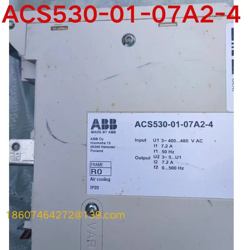 Second-hand test OK  Inverter ACS530-01-07A2-4