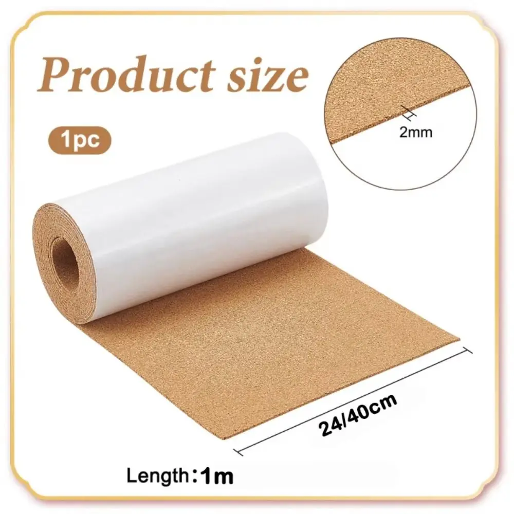 Picture 7: 1m Self-Adhesive Cork Roll 2mm Thick Square Cork Pad Photo Wall Sticker
