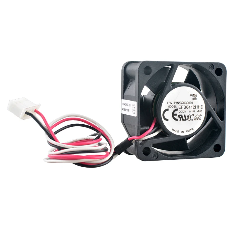 (2Pcs) 40mm Dual Ball Bearing Cooling Fan EFB0412HHD 40x40x20mm DC12V 0.15A for H3C 3600 5600 S5500 Switch