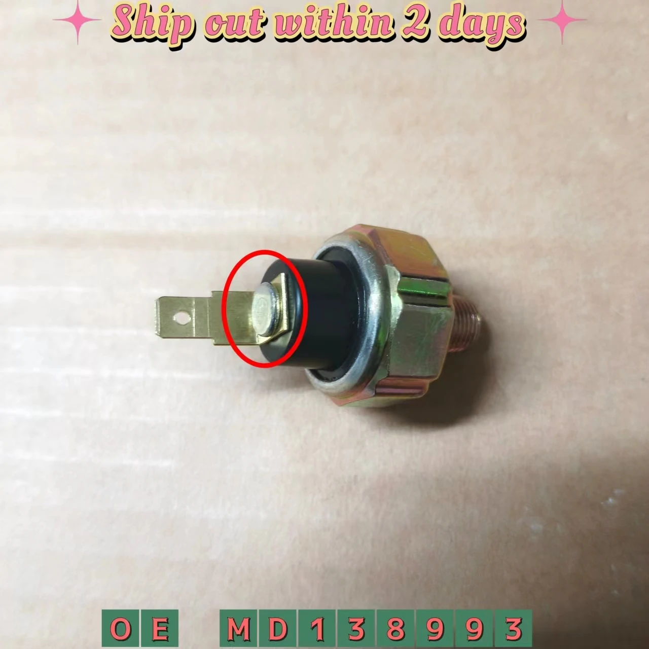 

Oil Pressure Switch Sensor For Mitsubishi Lancer Outlander Pajero MD138993