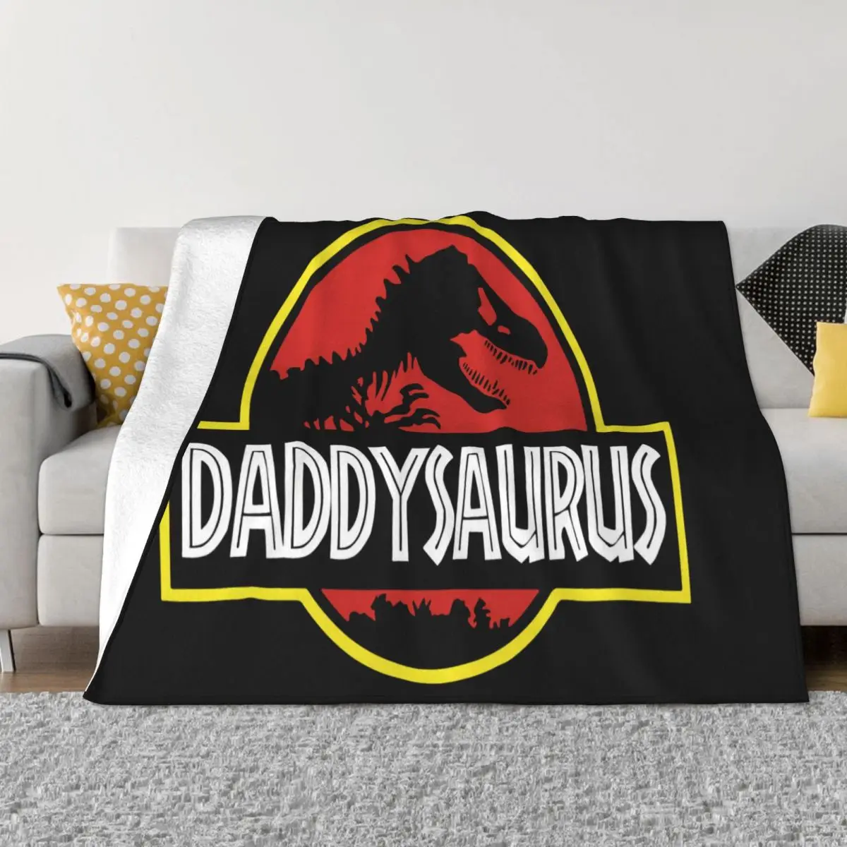 Daddysaurus 88 Dad Swea Mens Fathers Day Gift Daddy Dad Swea Woman 2021 Latest Movie Throw Blanket