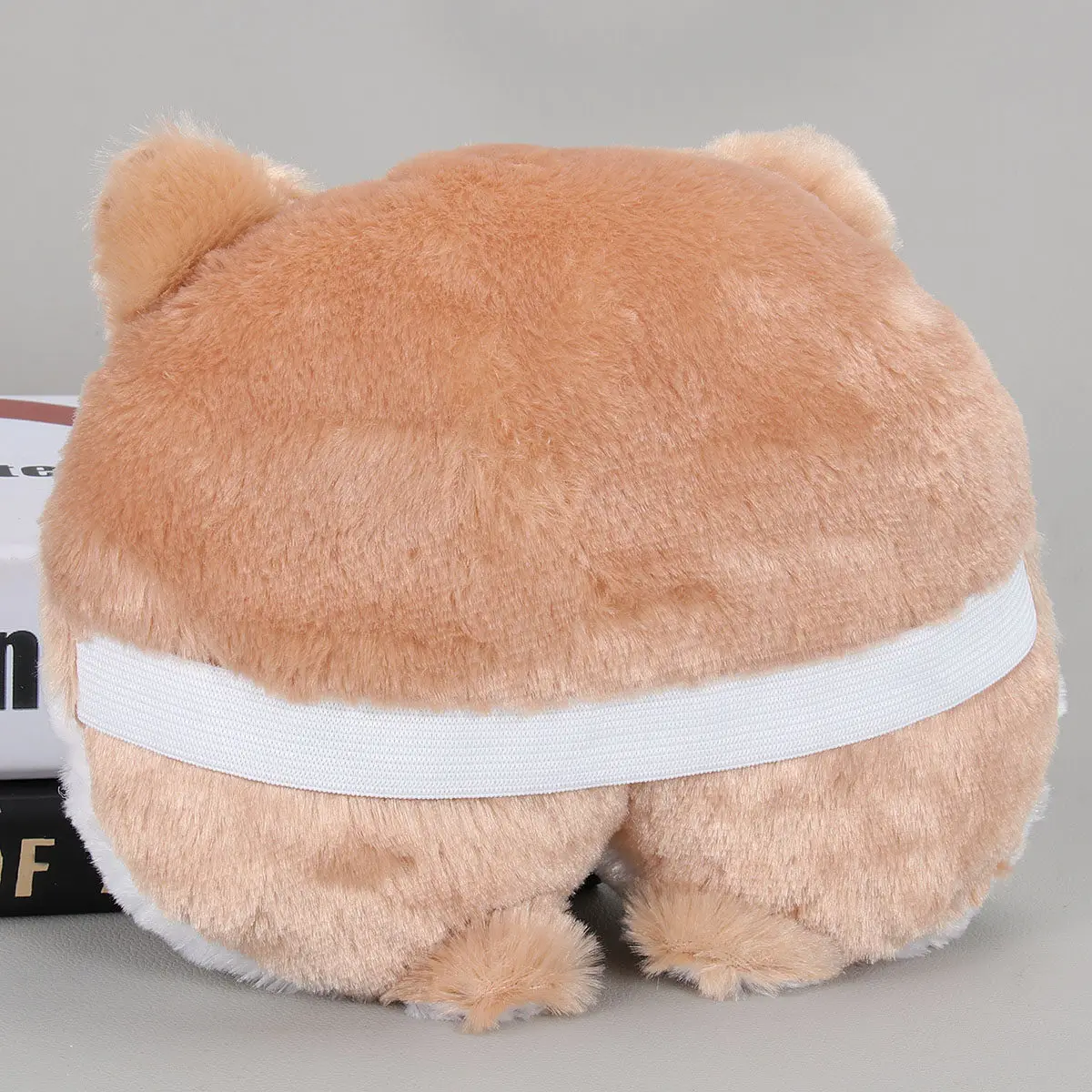 

Corgi Butt Car Seat Neck Pillow Soft Brown PP Cotton Cushion Auto Headrest Car Pillow Comfortable Corgi Butt Pillows