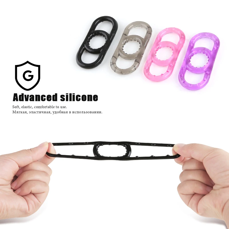 Cock Ring Silicone Penis Erect Rings Ejaculation Delay Ring Erection Enhance Sex Ability Product Sex Toys For Men