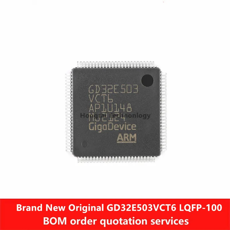 New Original GD32E503VCT6 LQFP-100 ARM Cortex-M33 32-bit Microcontroller-MCU Core