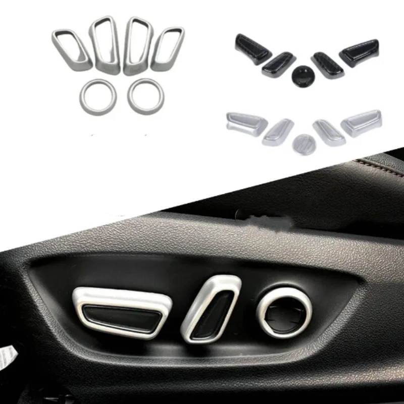 

For Toyota Camry XV70 2018 2019 2020 2021 2022 ABS Matte/Carbon Fiber Seat Adjustment Knob Button Switch Trim Frame Stick